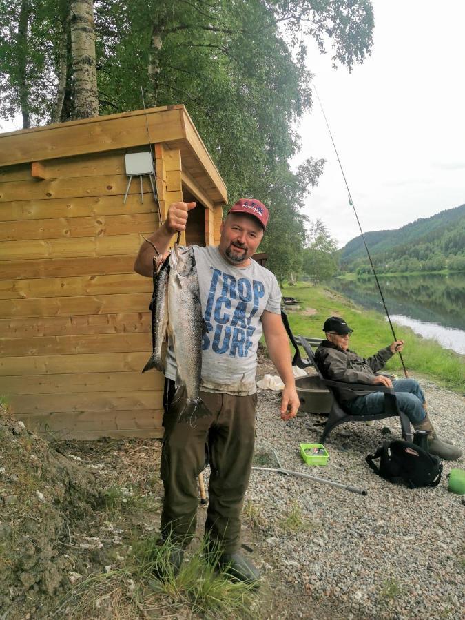Holmset Camping And Fishing Namdalseid المظهر الخارجي الصورة